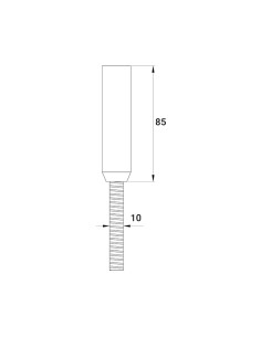 اتصال نرده کابلی کد W608 - مناسب کابل سایز 10 2