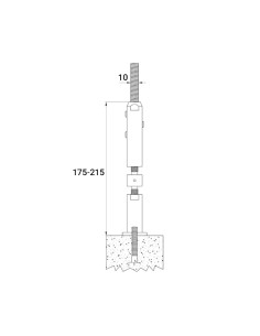 اتصال نرده کابلی کد W615 - مناسب کابل سایز 10 2