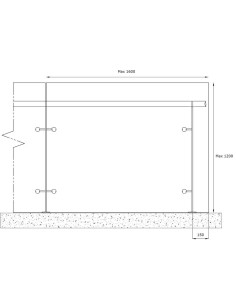اتصالات سیستم نرده شیشه ای مدل Nexus 2
