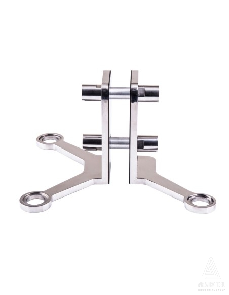 Three-Arms Glass Spider with Fin - S815-front view