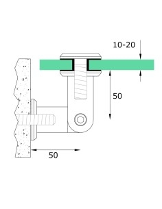 Glass Clamp - C702 2