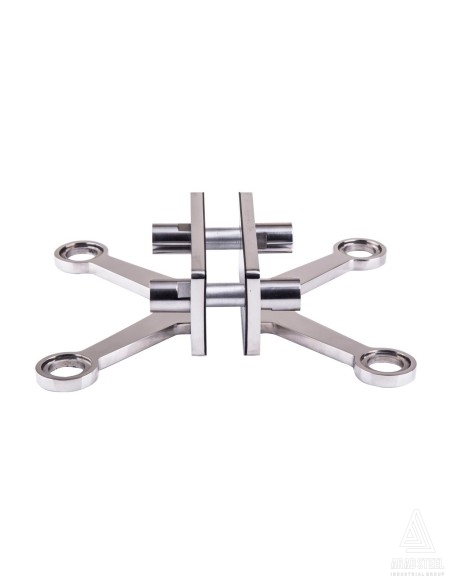 Four-Arms Glass Spider with Fin - s806