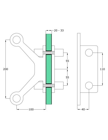 Two-Way Single-Sided Spider with Fin-s802-techinical specification