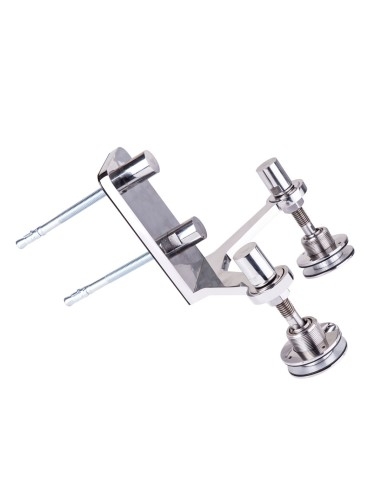 Two-Way Wall-mounted Glass Spider-s819-assembled