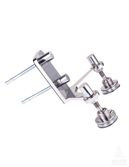 Two-Way Wall-mounted Glass Spider-s819-assembled