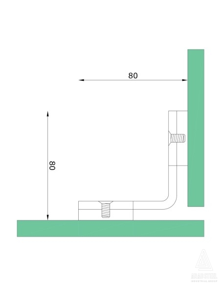Glass-to-Glass Hardware - G409