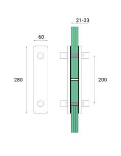 Splice Plate - C870 2