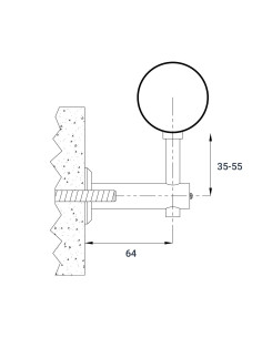 Wall Railing Bracket - P502 2