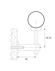 Wall Railing Brackets - P505 2
