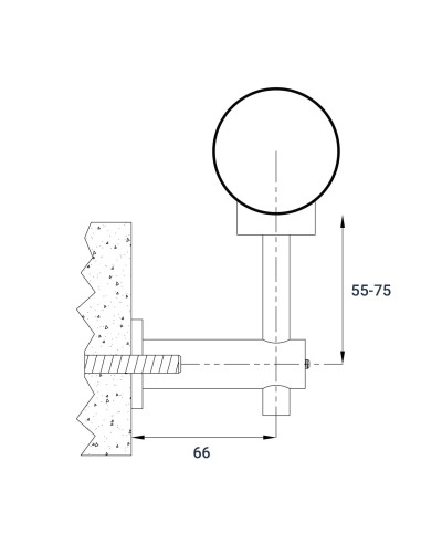 Wall Railing Brackets - P505
