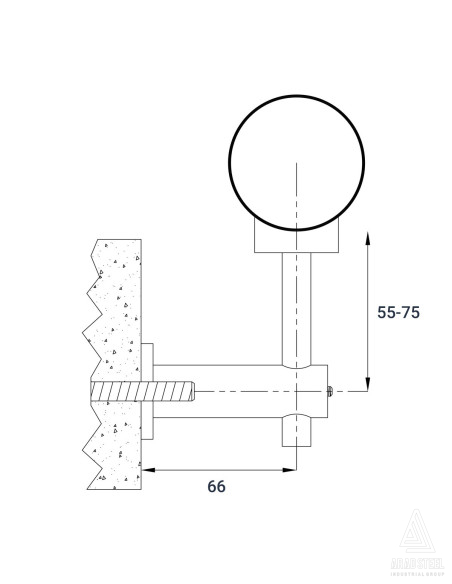 Wall Railing Brackets - P505