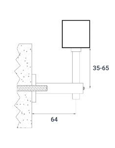 Wall Railing Bracket - P507 2