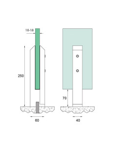 Glass Spigot Clamp - 1015 2