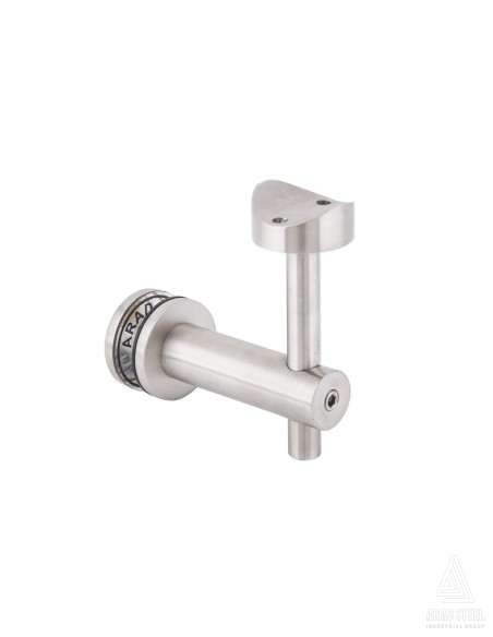 Adjustable 2 Inch Pipe Handrail Bracket to Glass | Stainless Steel 304 & 316