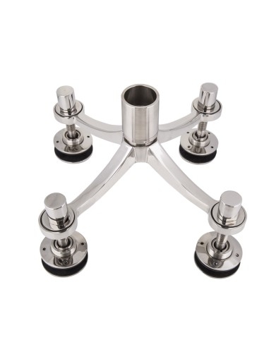 Four Arms Glass Spider-s844 - size 200 mm - assembled with connectors and routels
