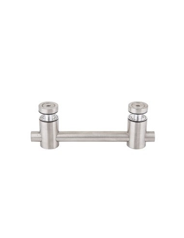 Round Glass-to-Glass Hardware for Glass Railings | 10-20mm Stainless Steel