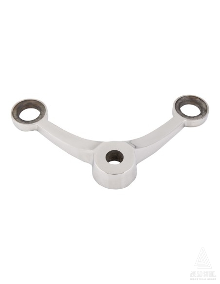 Two-ways 90 Degree Glass Spider - s841 - front view