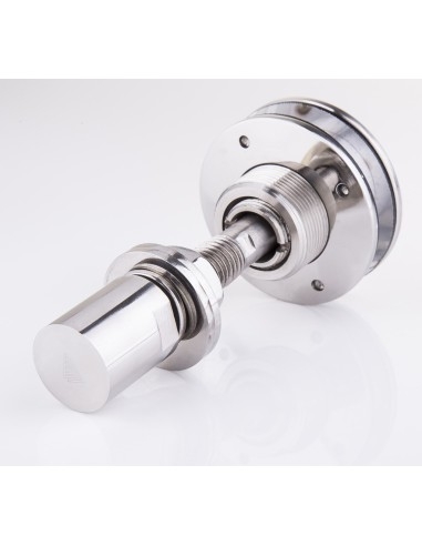 Close-up View of Stainless Steel Routel with Glass Thickness Range 10-23 mm