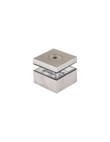 Fixed Square Glass Adapter Standoff | 21mm Distance | 45mm Size