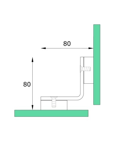 Glass-to-Glass Hardware - G402 - technical specifications