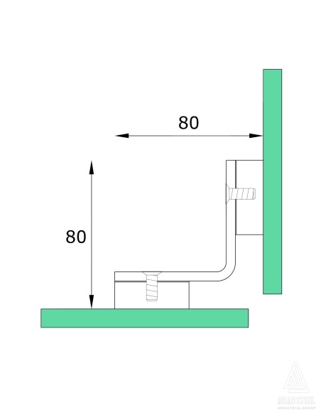 Glass-to-Glass Hardware - G402 - technical specifications