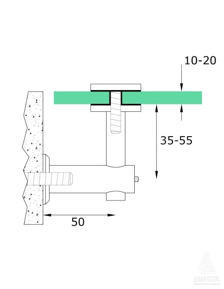 Glass Clamp - C701- technical specification