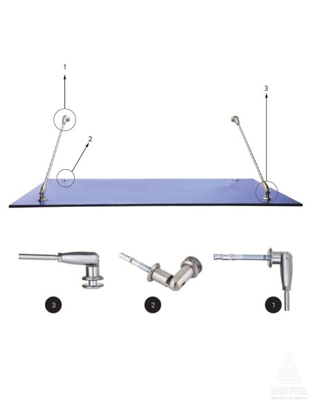 Glass Canopy Fittings